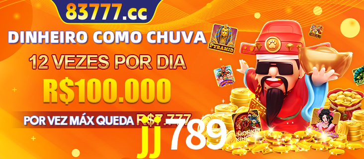 Banner do programa de recompensas Recomende para amigos do jj789, detalhando os bônus por convidar amigos, com prêmios que chegam a R$288.888.
